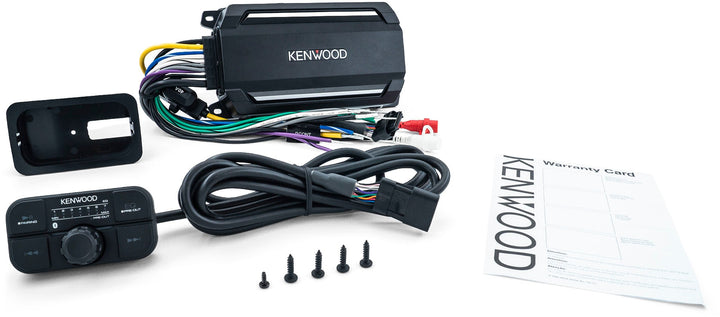 Kenwood - IPX67 Waterproof Marine/Motorsports Full Range Amplifier with Bluetooth - Gray_19