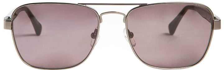 Bruno Magli - Sole-Unisex Full Rim Metal Aviator Sunglass Frame with Acetate Temples and a Spring Hinge - Gunmetal_0