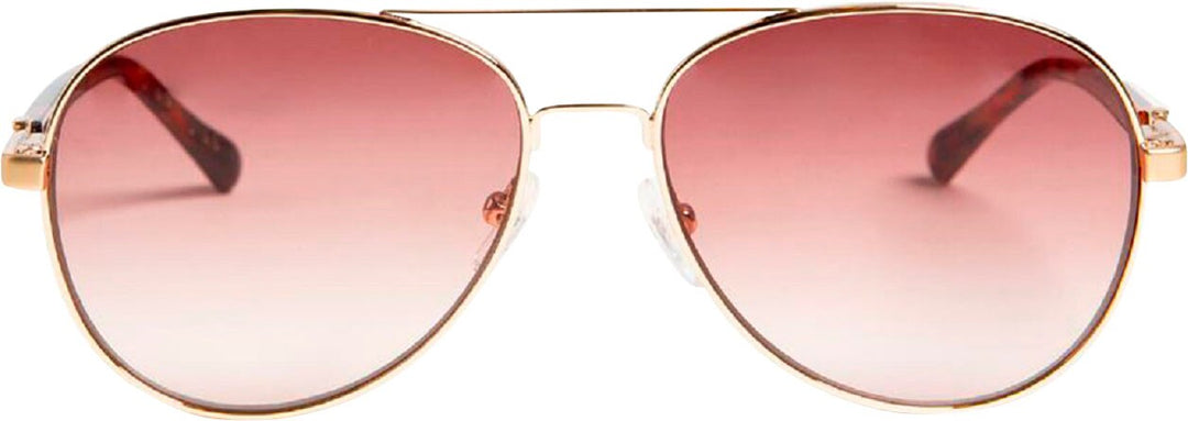 Bruno Magli - Costa-Unisex Full Rim Metal Aviator Sunglass Frame with Acetate Temples and a Spring Hinge - Gold_0