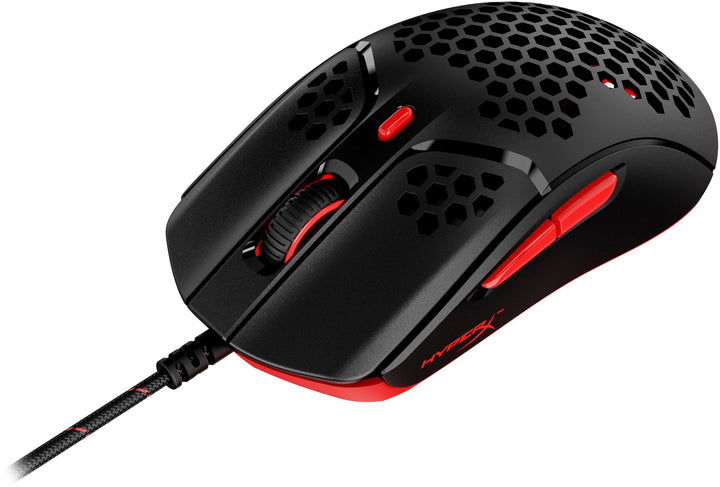 HyperX - Pulsefire Haste Lightweight Wired Optical Gaming Mouse with RGB Lighting - Black and red_5
