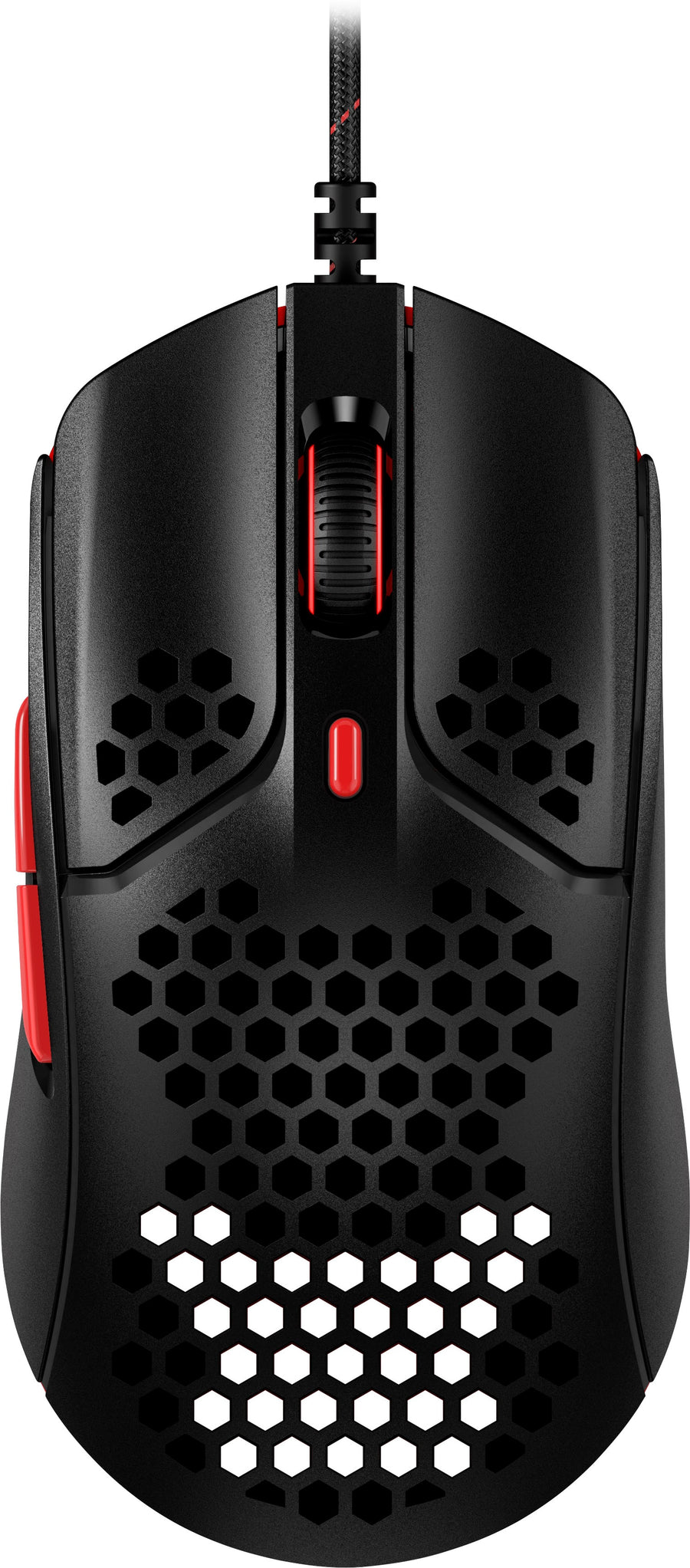 HyperX - Pulsefire Haste Lightweight Wired Optical Gaming Mouse with RGB Lighting - Black and red_0