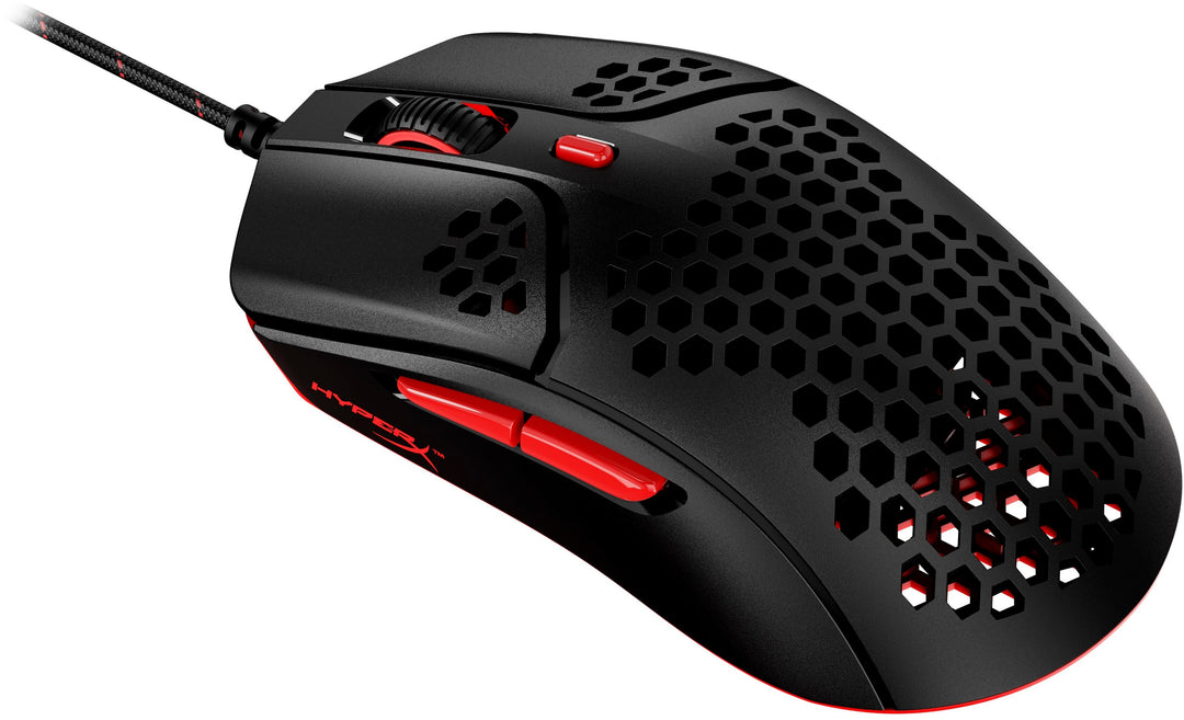 HyperX - Pulsefire Haste Lightweight Wired Optical Gaming Mouse with RGB Lighting - Black and red_3