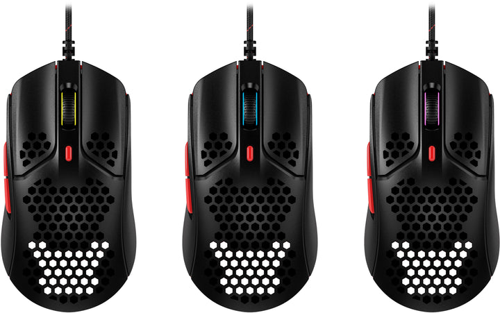 HyperX - Pulsefire Haste Lightweight Wired Optical Gaming Mouse with RGB Lighting - Black and red_10