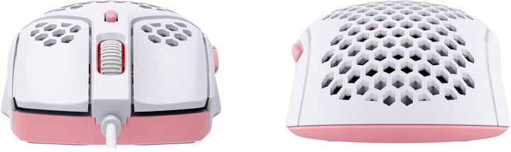 HyperX - Pulsefire Haste Lightweight Wired Optical Gaming Mouse with RGB Lighting - White and pink_3
