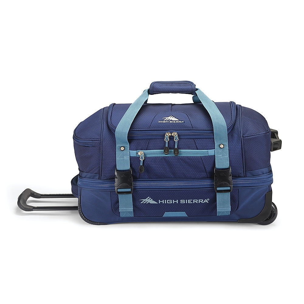 High Sierra - Fairlead Collection 22" Expandable Wheeled Duffel Bag - True Navy/Graphite Blue_5