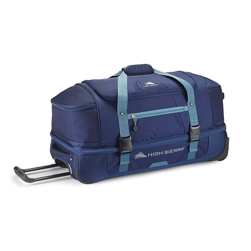 High Sierra - Fairlead Collection 28" Expandable Wheeled Duffel Bag - True Navy/Graphite Blue_1