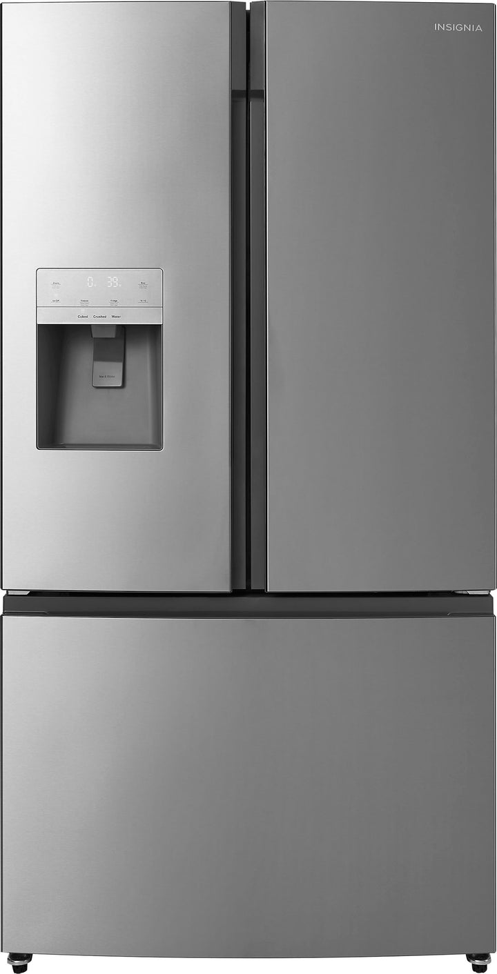 Insignia™ - 25.4 Cu. Ft. French Door Refrigerator - Stainless steel_0