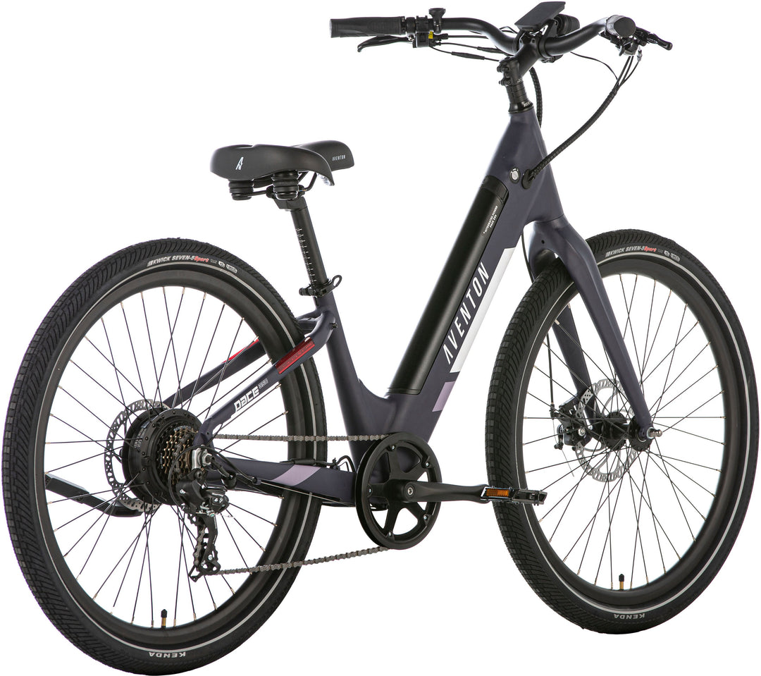 Aventon - Pace 350 v2 Step-Through Ebike w/ 40 mile Max Operating Range and 20 MPH Max Speed - Plum Purple_2