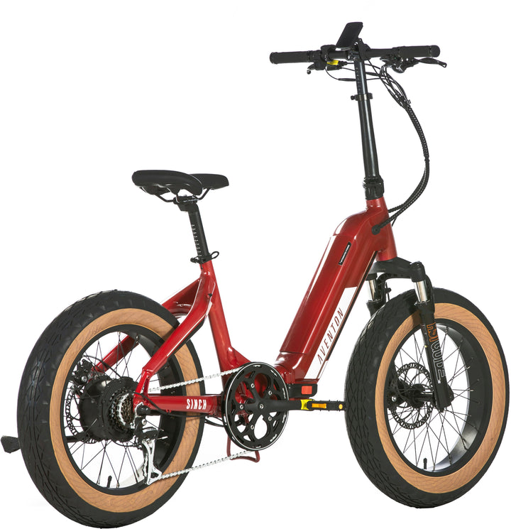 Aventon - Sinch Step-Through Foldable Ebike w/ 40 mile Max Operating Range and 20 MPH Max Speed - Bonfire Red_5