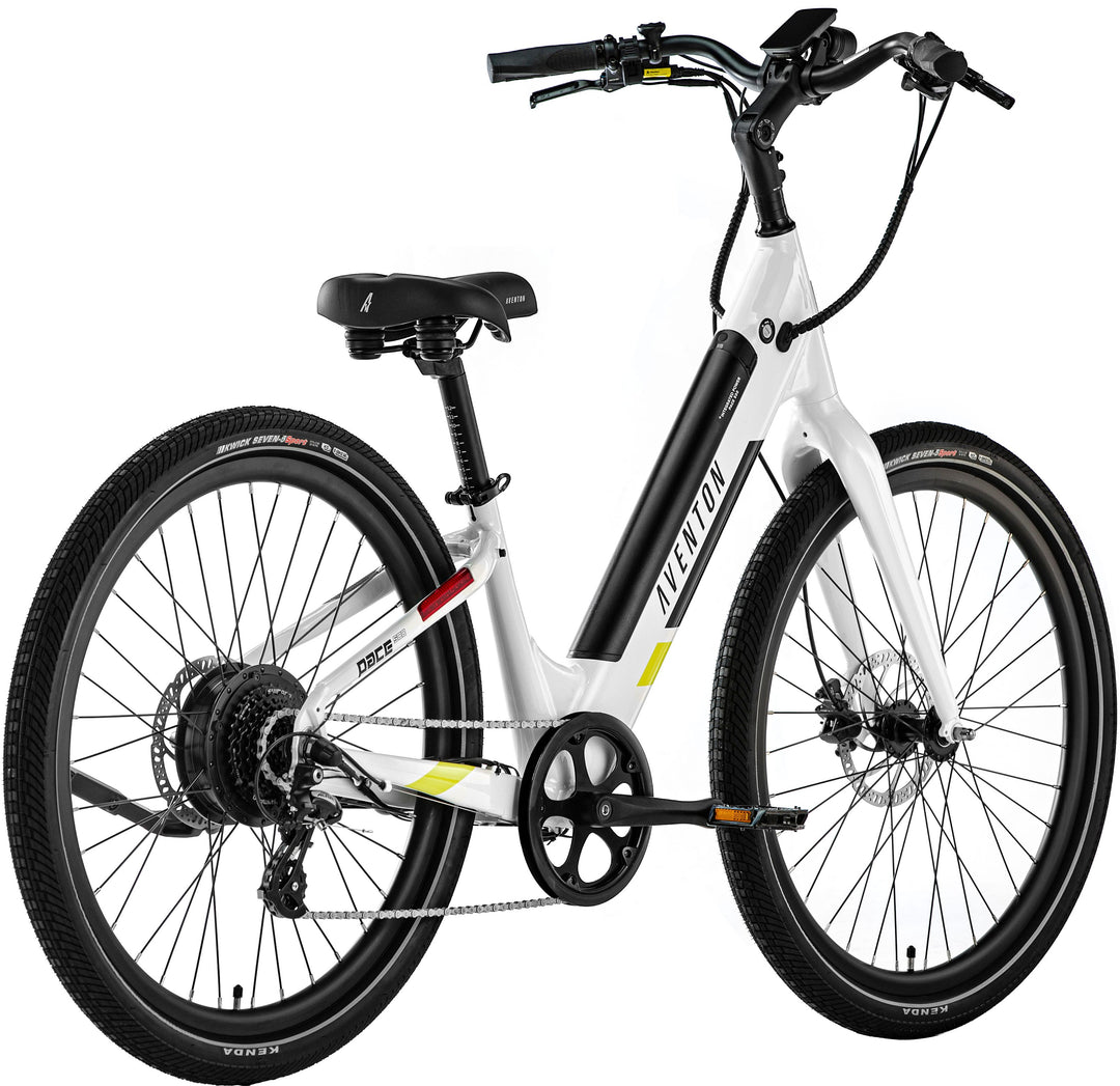 Aventon - Pace 500 v2 Step-Through Ebike w/ 40 mile Max Operating Range and 28 MPH Max Speed - Ghost White_2