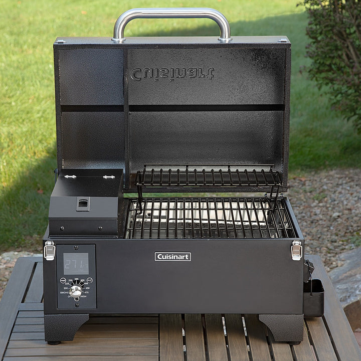 Cuisinart - Portable Wood Pellet Grill and Smoker - Black_22