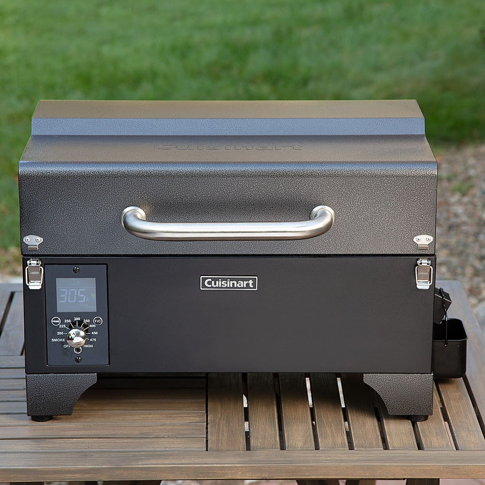 Cuisinart - Portable Wood Pellet Grill and Smoker - Black_17