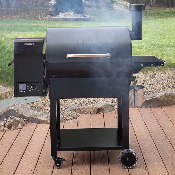 Cuisinart - Deluxe Wood Pellet Grill and Smoker​ - Black_16