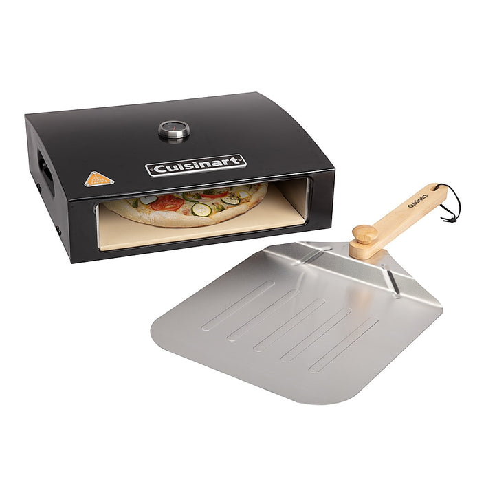 Cuisinart - Grill Top Pizza Oven Kit - Black & Stainless Steel_2