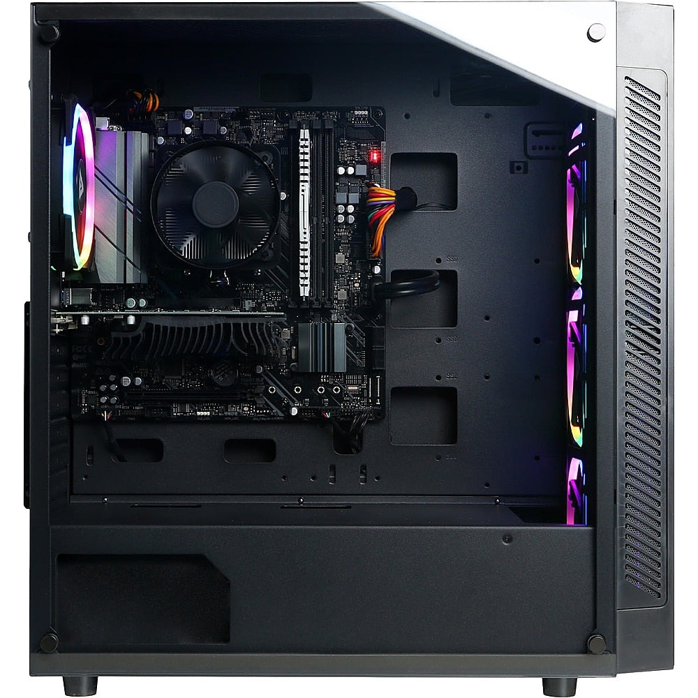 CyberPowerPC - Gamer Master Gaming Desktop - AMD Ryzen 3 4100 - 8GB Memory - NVIDIA GeForce GT 1030 - 500GB SSD - Black_1