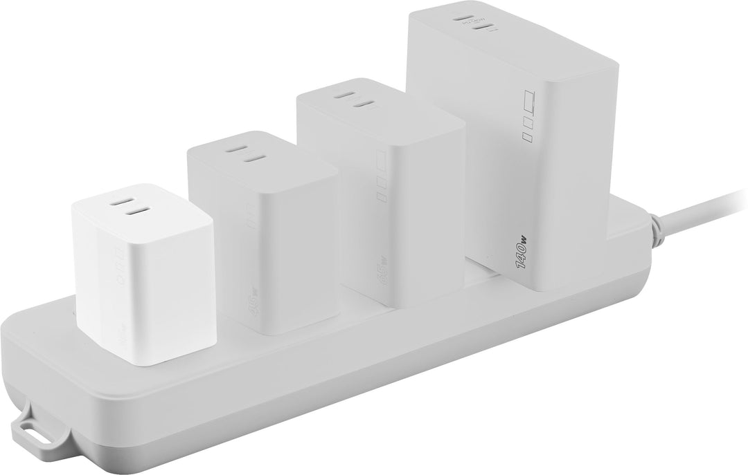 Insignia™ - 35W Dual Port USB-C Compact Wall Charger for Apple Mobile Devices - White_3