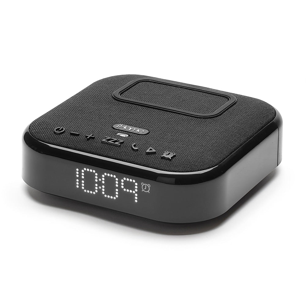 iHome - TIMEBASE II Dual Charging Bluetooth Alarm Clock - Black_1