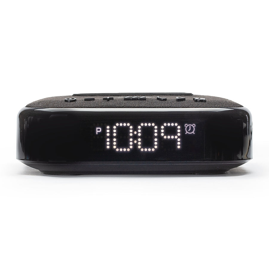 iHome - TIMEBASE II Dual Charging Bluetooth Alarm Clock - Black_0