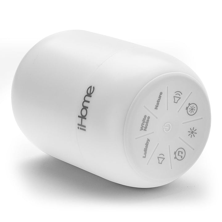 iHome - Infant Rechargeable Soothing Sound & Light Soother with White Noise - White_5
