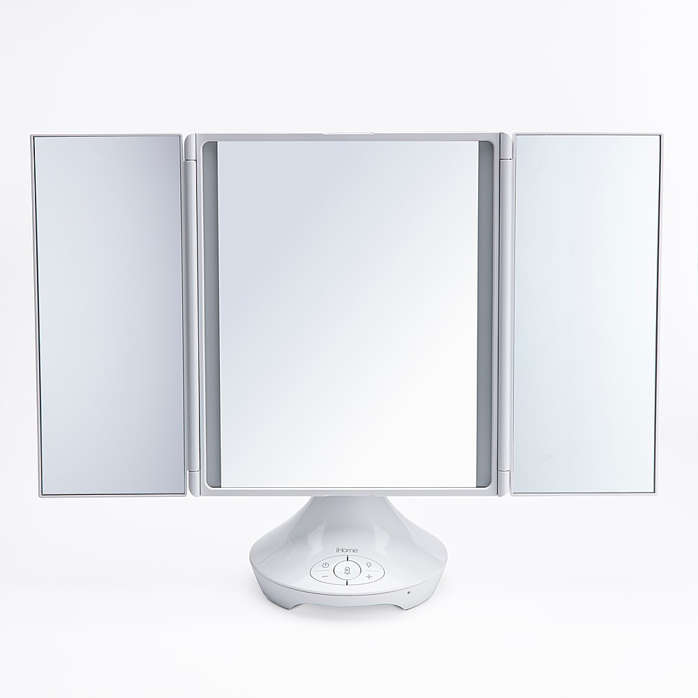 iHome - REFLECT TRIFOLD Vanity Speaker with Bluetooth, Speakerphone, and USB Charging - White_10