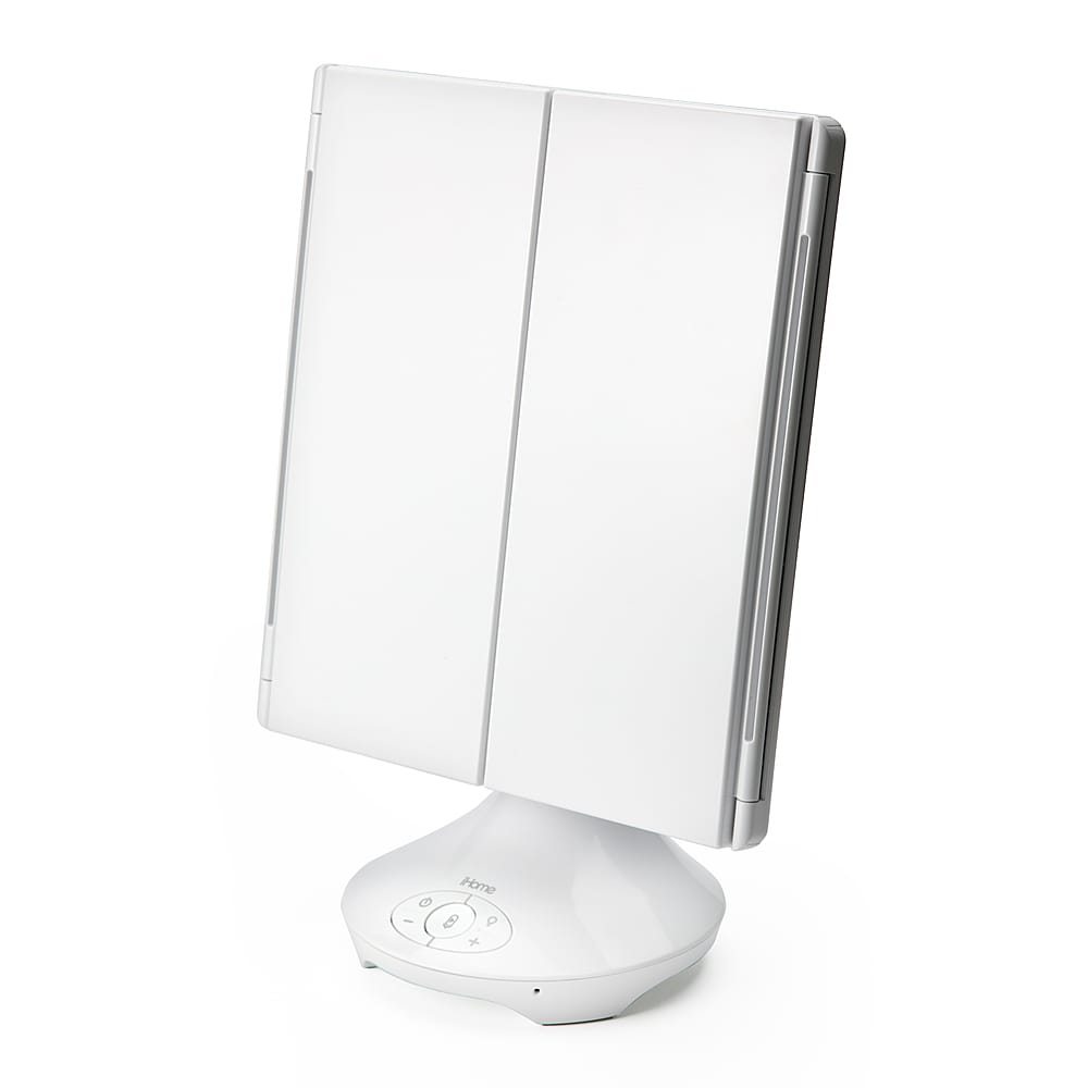 iHome - REFLECT TRIFOLD Vanity Speaker with Bluetooth, Speakerphone, and USB Charging - White_8