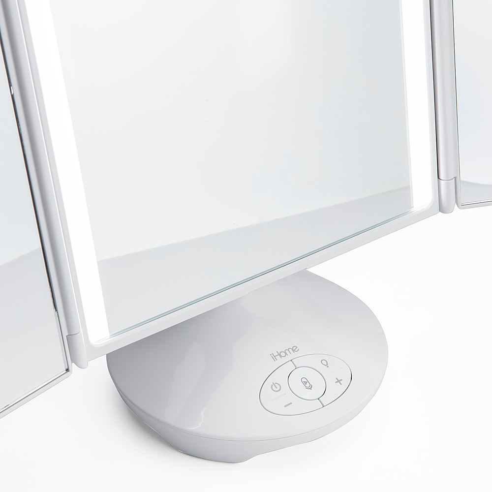 iHome - REFLECT TRIFOLD Vanity Speaker with Bluetooth, Speakerphone, and USB Charging - White_9