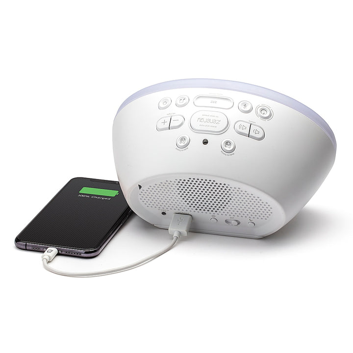 iHome - Sleep Therapy Machine with Bluetooth Speaker - White_4