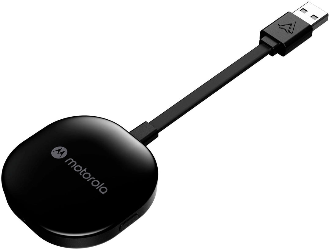 Motorola - Wireless Car Adapter for Android Auto - Black_0