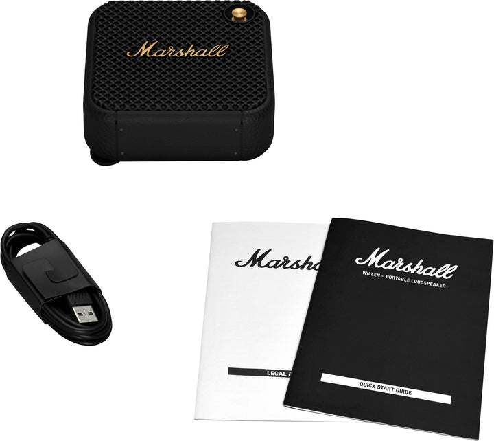 Marshall - Willen BT Portable Speaker - Black & Brass_8