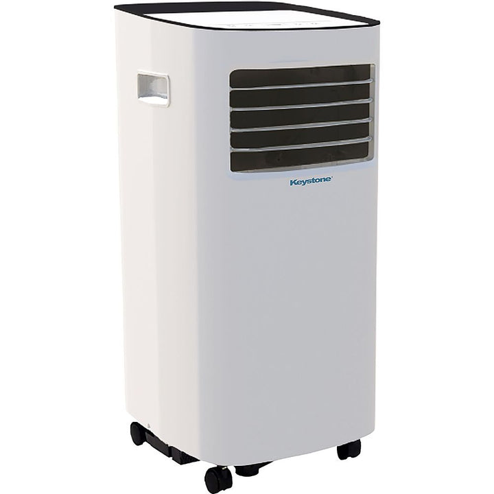 Keystone - 300 Sq. Ft. Portable Air Conditioner with Dehumidifer - White_3