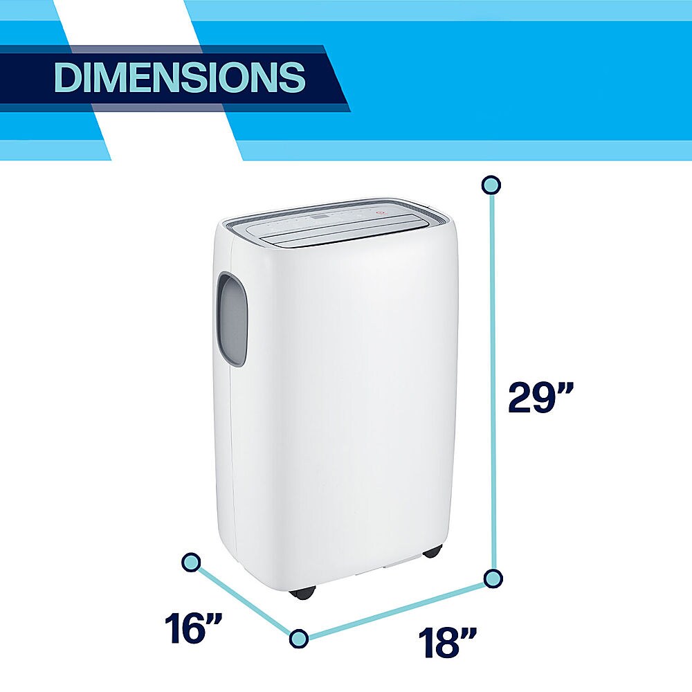 Arctic Wind - 500 Sq. Ft. Portable Air Conditioner with Heat - White_1