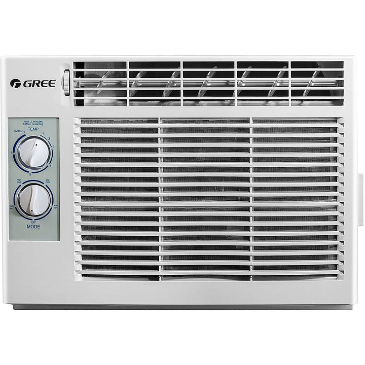 Gree - 150 Sq. Ft. 5,000 BTU Window Air Conditioner - White_0