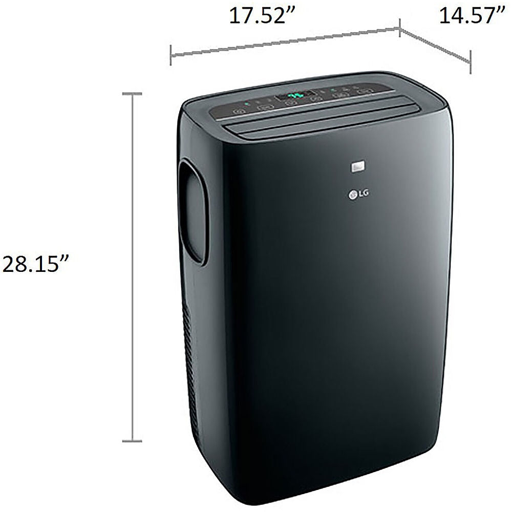 LG - 400 Sq. Ft. Smart Portable Air Conditioner - Black_1