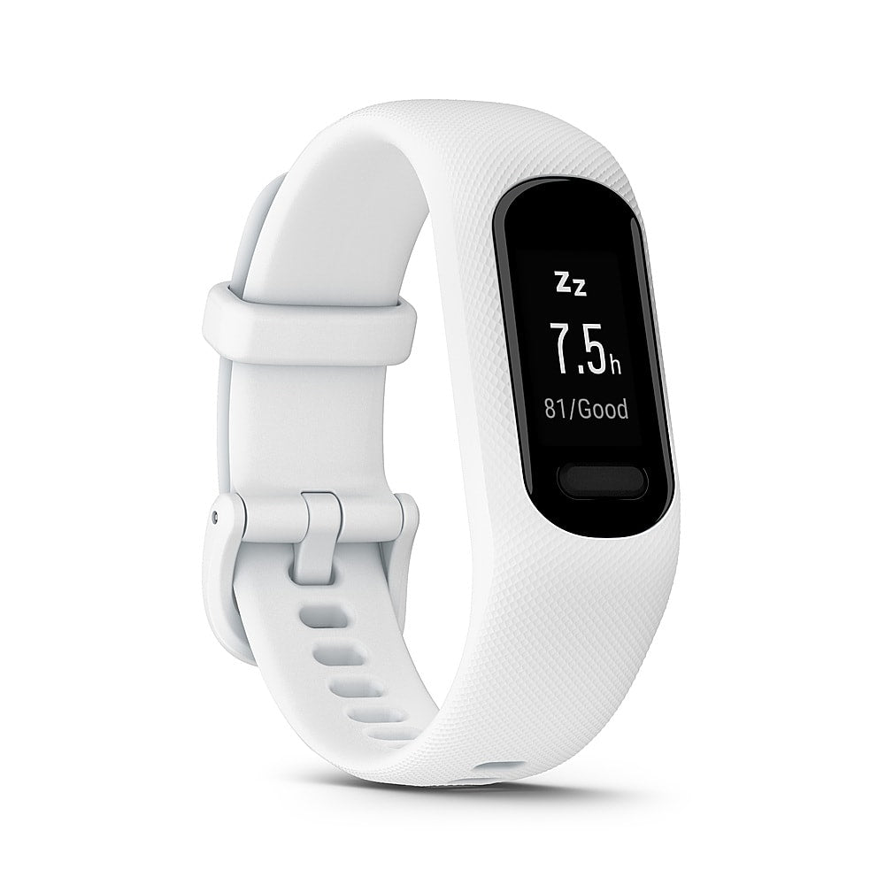 Garmin - vívosmart 5 Smart Fitness Tracker + Heart Rate Small/Medium - White_1