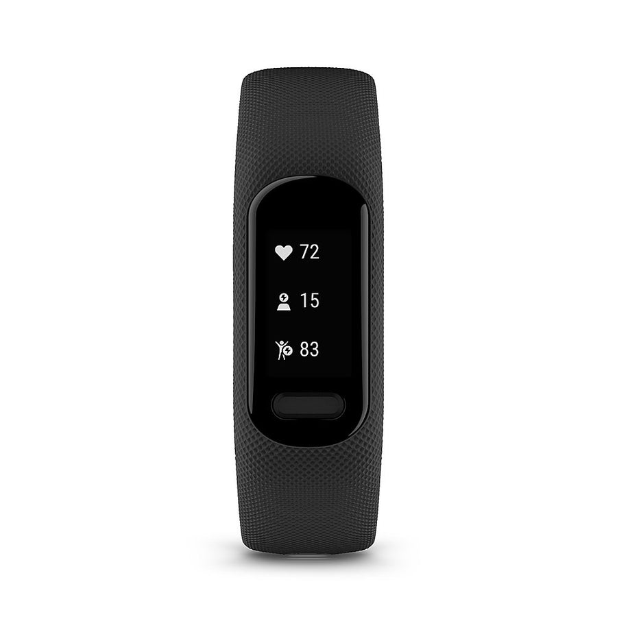 Garmin - vívosmart 5 Smart Fitness Tracker + Heart Rate Small/Medium - Black_0