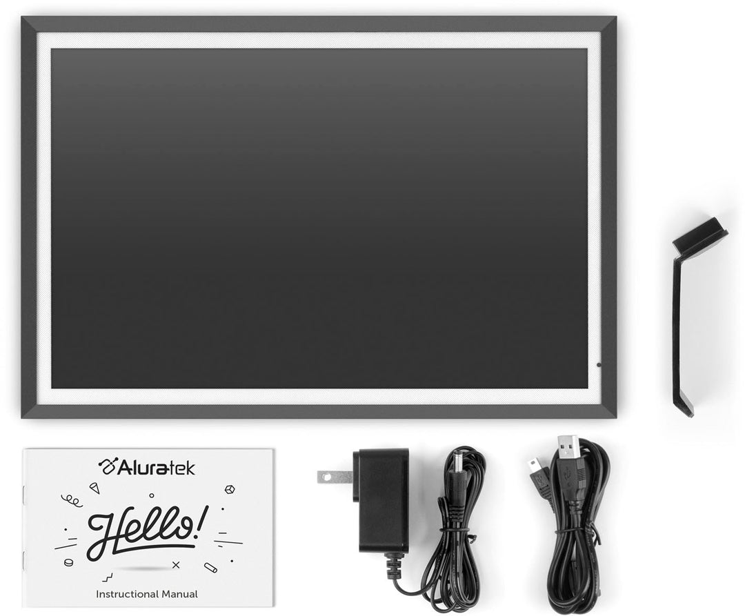 Aluratek - 13.5" 3K Touchscreen LCD Wi-Fi Digital Photo Frame - Black_4