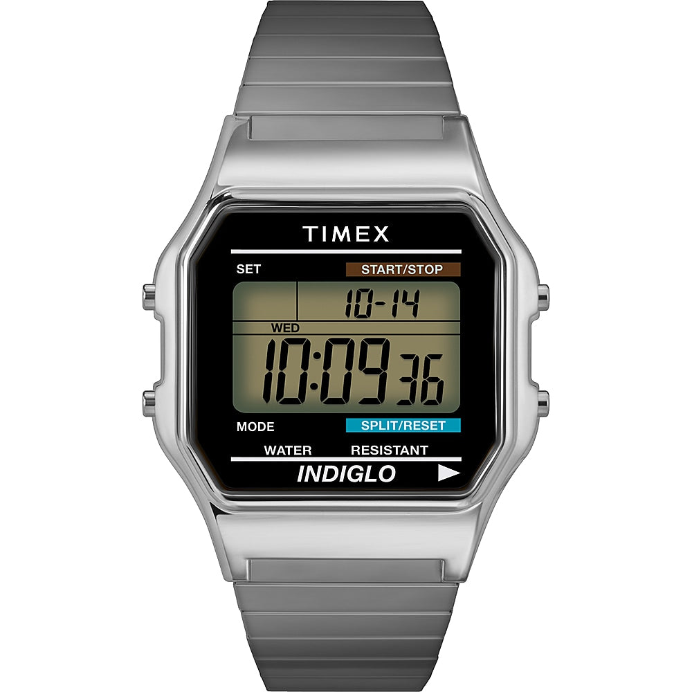 Timex Men's Classic Digital 34mm Watch - Silver-Tone_0