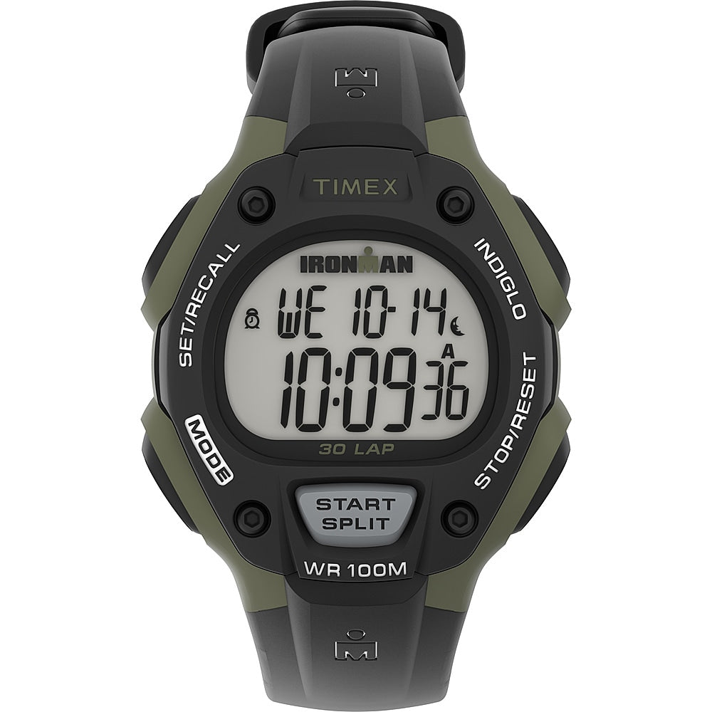 TIMEX Men's IRONMAN Classic 30 38mm Watch - Black/Green_0