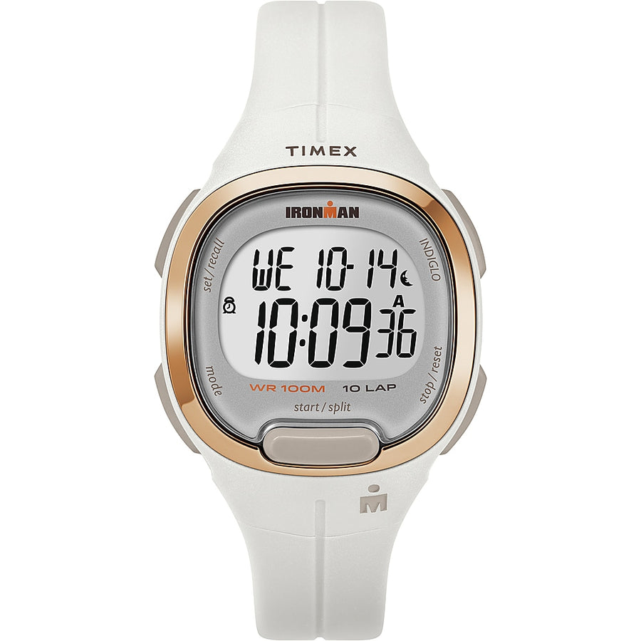 TIMEX Women's IRONMAN Transit 33mm Watch - White/Rose Gold-Tone_0