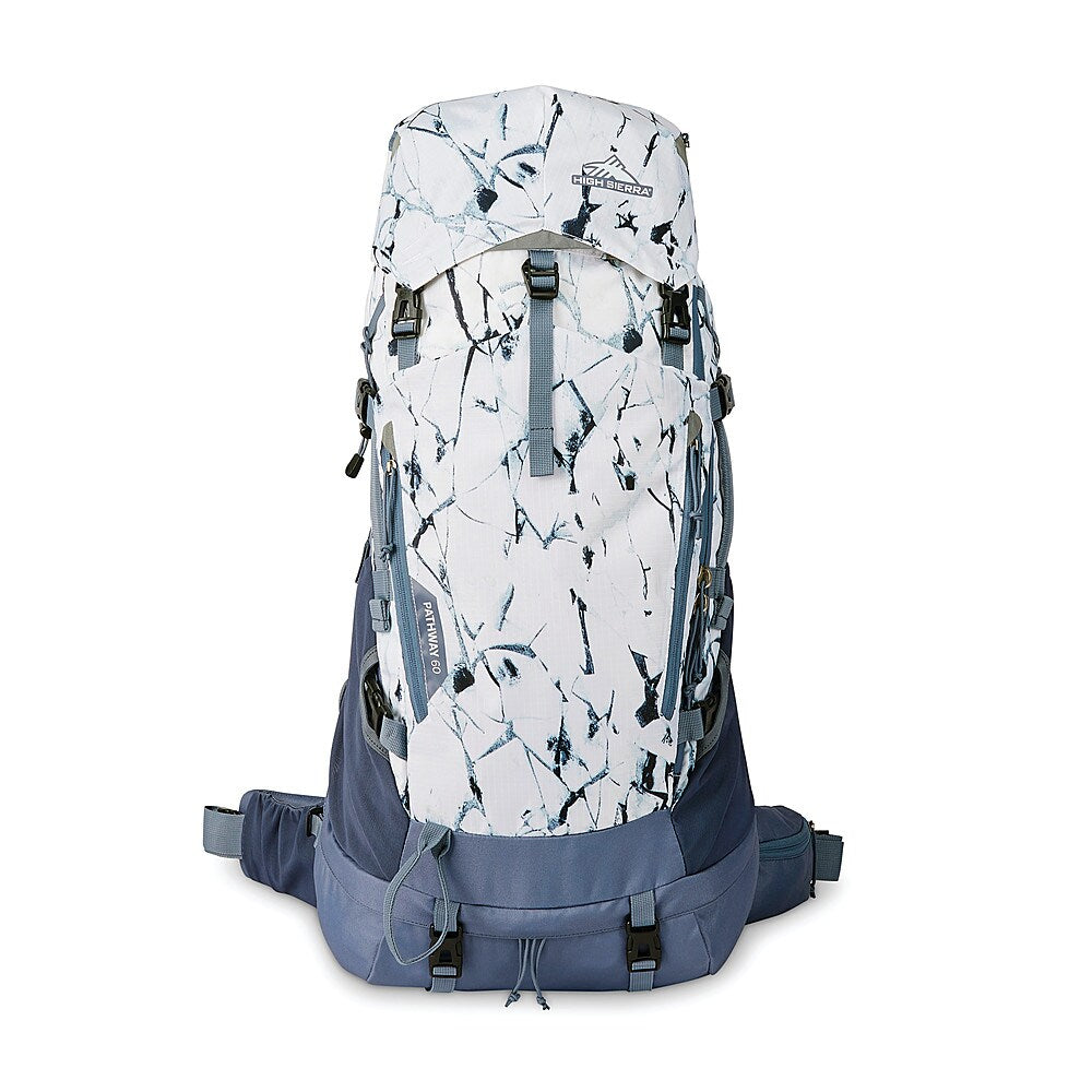 High Sierra - Pathway 2.0 Women's 60L Backpack - WHITE CRACKED ICE/GREY BLUE_1