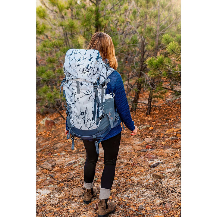 High Sierra - Pathway 2.0 Women's 60L Backpack - WHITE CRACKED ICE/GREY BLUE_8