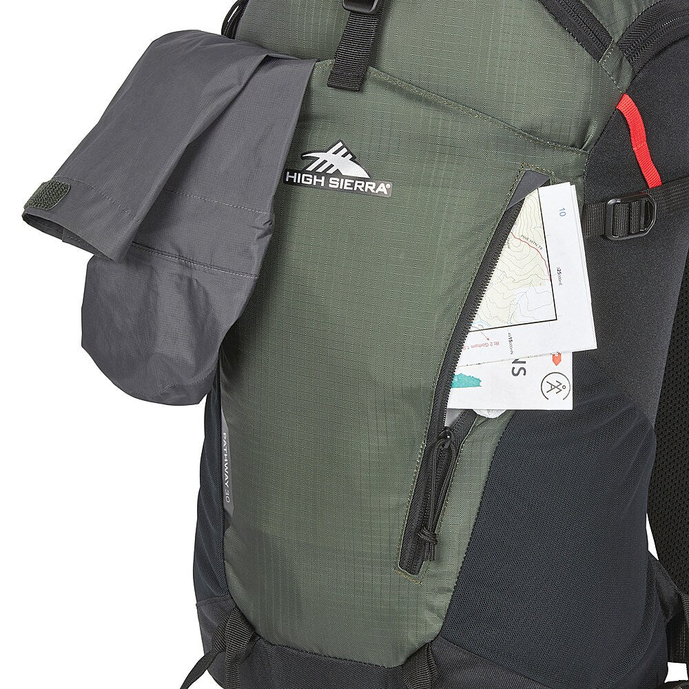 High Sierra - Pathway 2.0 30L Backpack - FOREST GREEN/BLACK_6