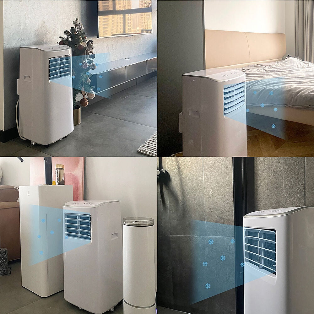 JHS - 250 Sq. Ft. Portable Air Conditioner - White_2