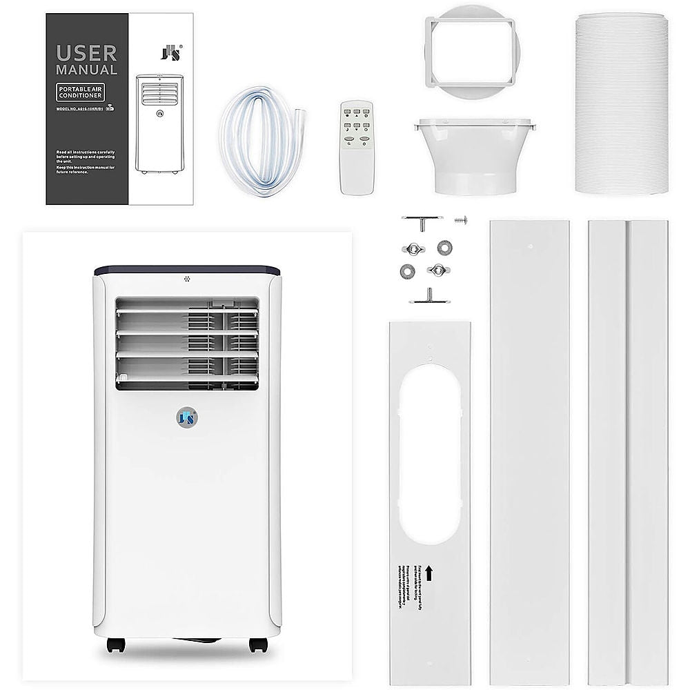 JHS - 350 Sq. Ft. Portable Air Conditioner - White_2
