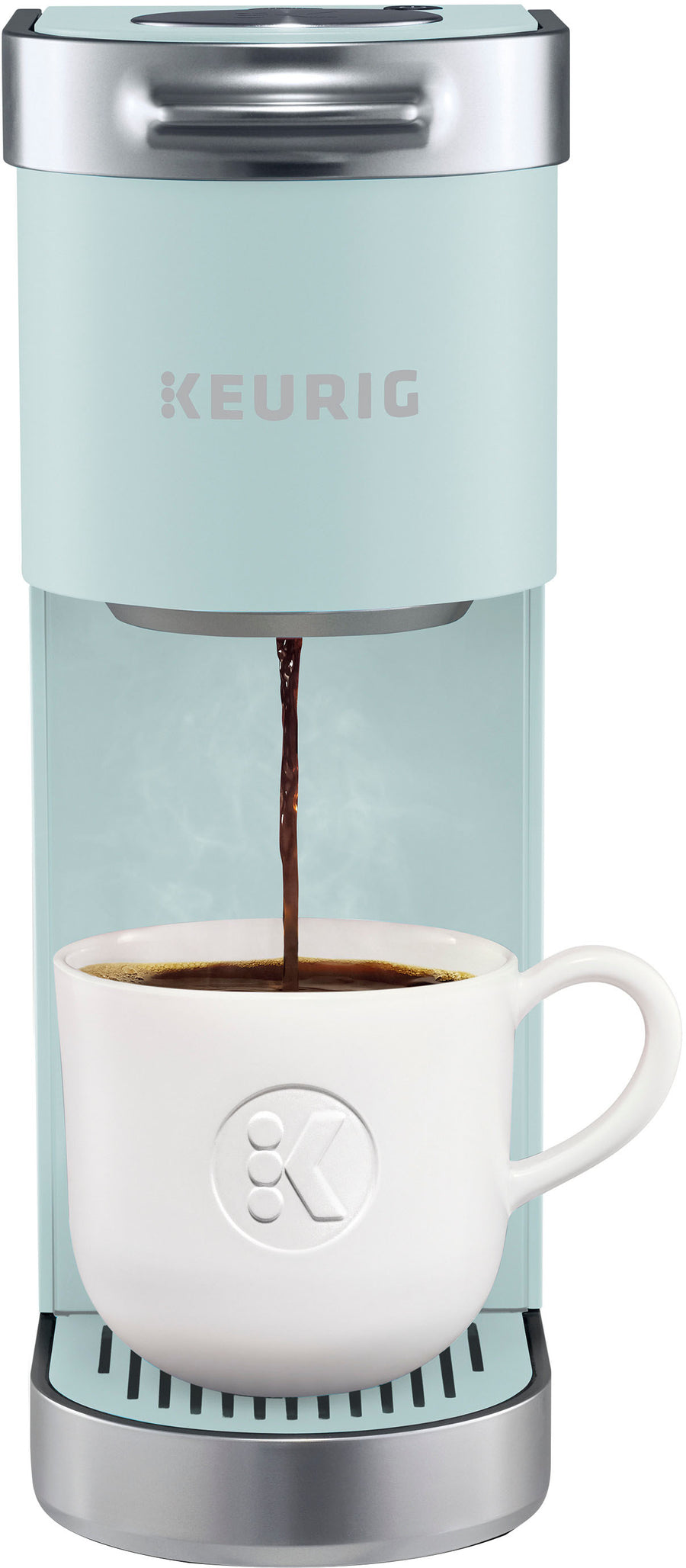 Keurig - K-Mini Plus Single Serve K-Cup Pod Coffee Maker - Misty Green_0