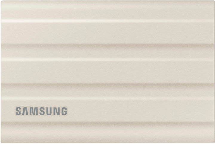 Samsung - T7 Shield 1TB External USB 3.2 Gen 2 Rugged SSD IP65 Water Resistant Drive - Beige_5