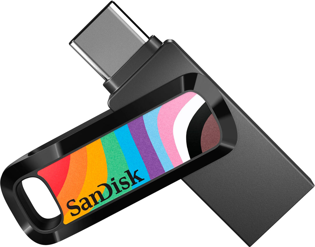 SanDisk - Ultra Dual Drive Go Rainbow Pride Edition 128GB USB Type-A/USB Type-C Flash Drive_7