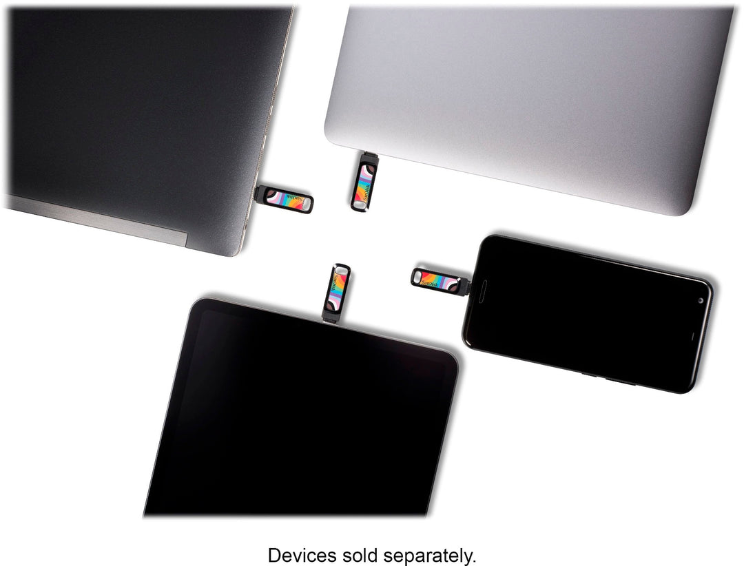 SanDisk - Ultra Dual Drive Go Rainbow Pride Edition 128GB USB Type-A/USB Type-C Flash Drive_4