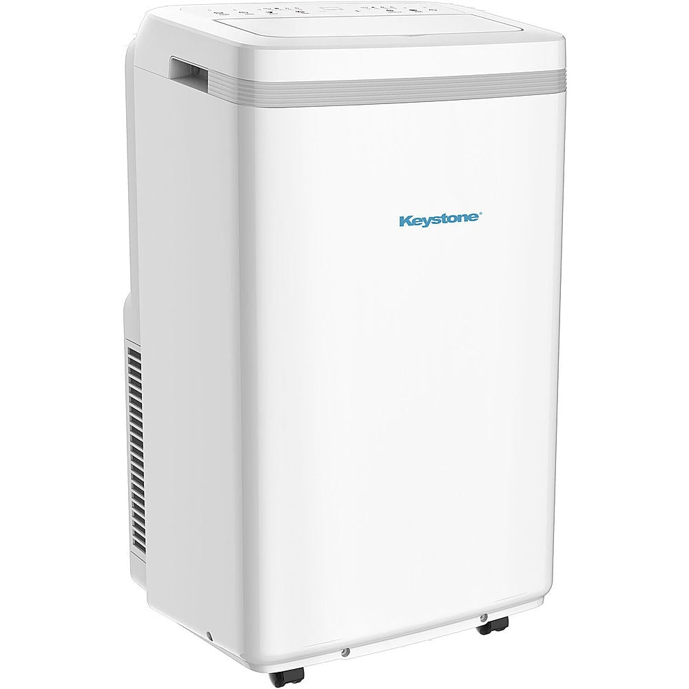 Keystone - 250 Sq. Ft. Portable Air Conditioner with Dehumidifier - White_3