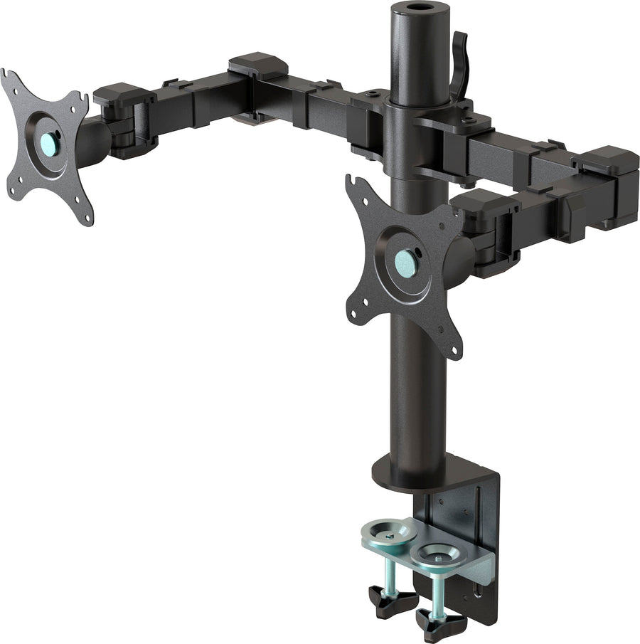 Insignia™ - Dual Screen Desktop Mount for Monitors up to 30" - Black_0